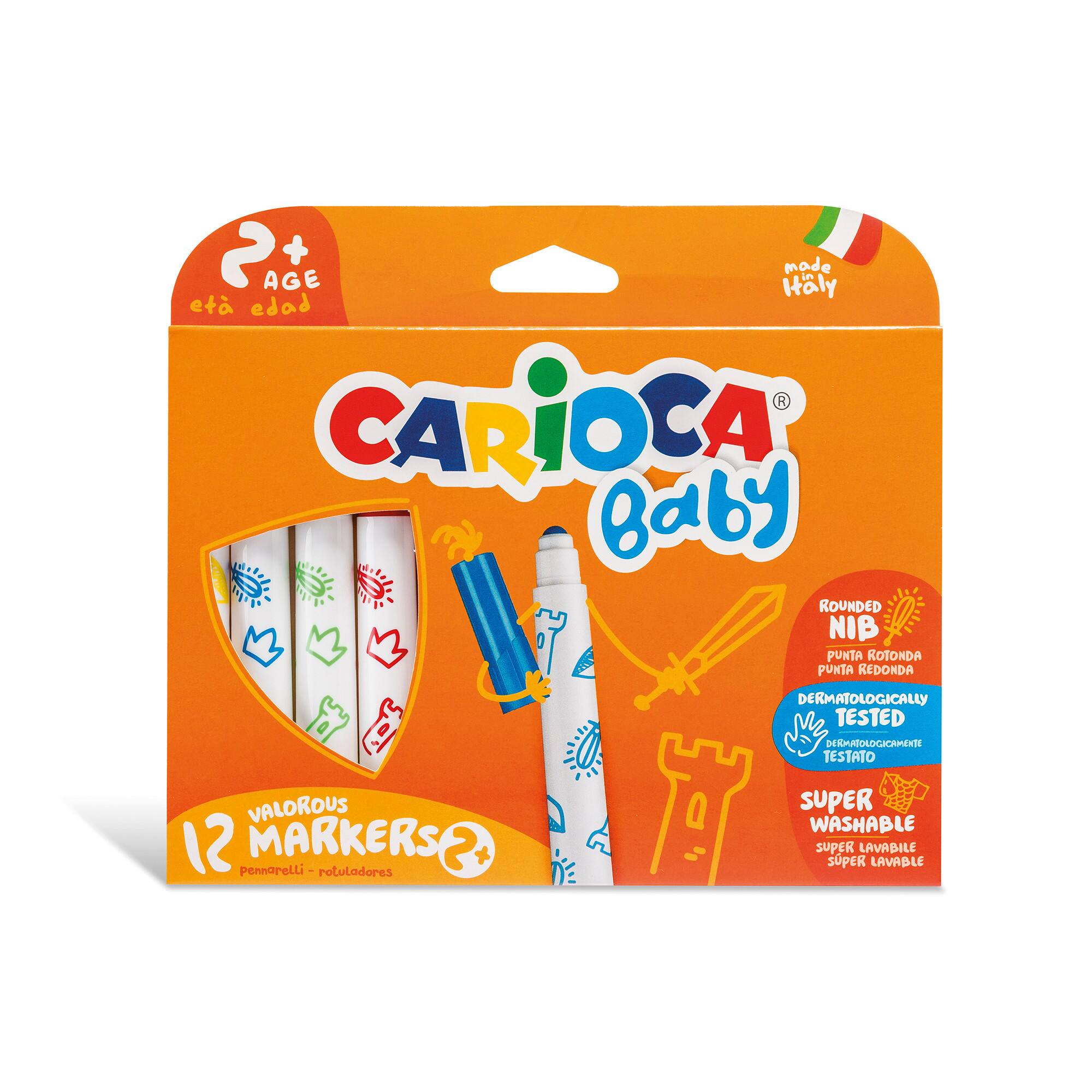 CARIOCA® Baby 12 Color Valorous Washable Marker Set